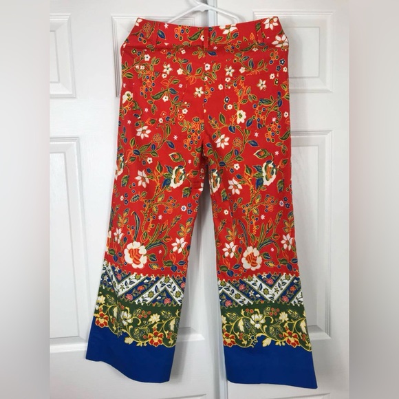 NWT Tory Burch Dayton Crop Pant in Samba Batik Floral - Picture 11 of 14